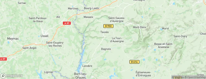 Aulnat, France Map