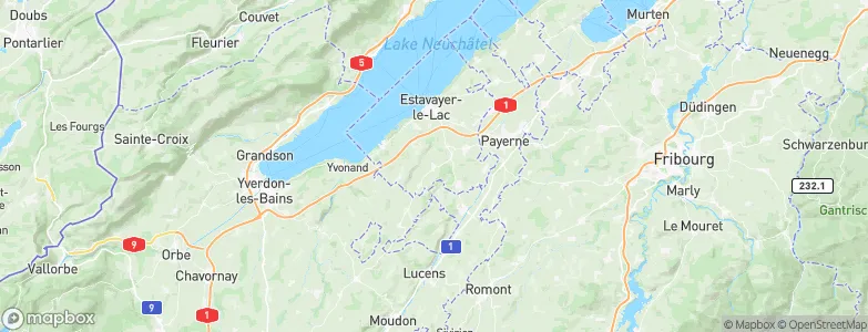 Aumont, Switzerland Map