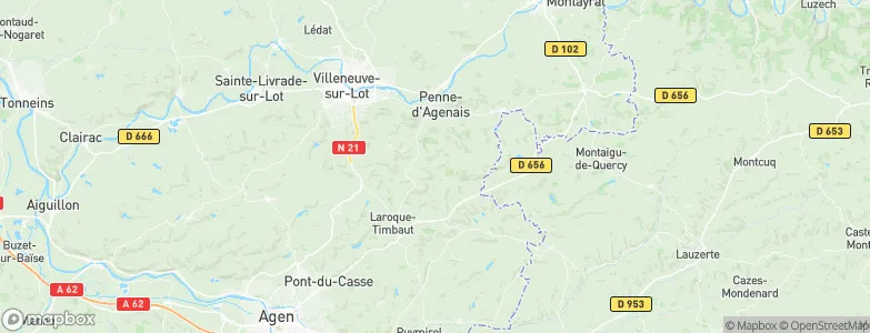 Auradou, France Map