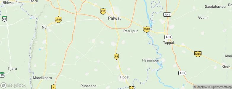 Aurangābād, India Map