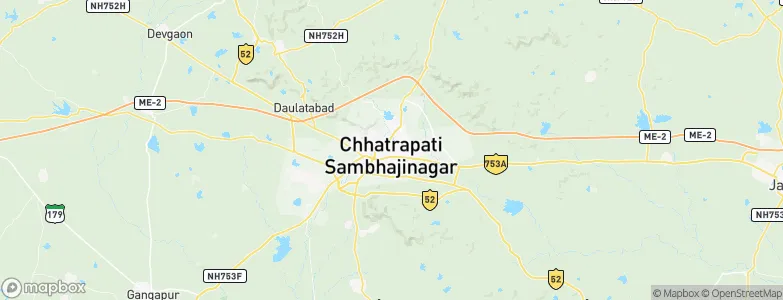 Aurangabad, India Map