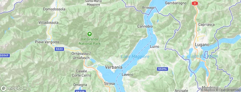Aurano, Italy Map
