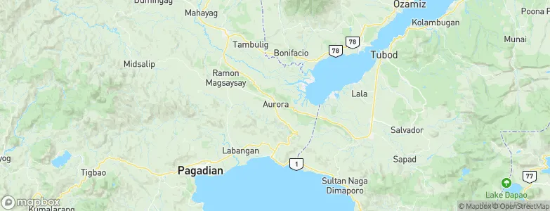 Aurora, Philippines Map