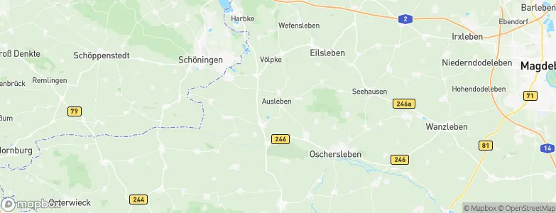 Ausleben, Germany Map