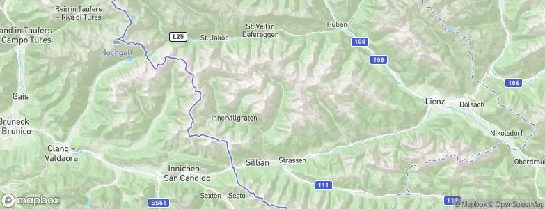 Außervillgraten, Austria Map