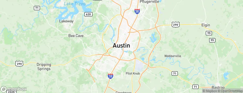 Austin, United States Map