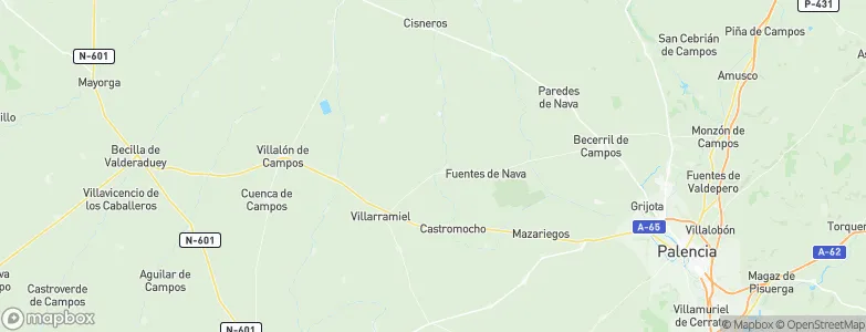 Autillo de Campos, Spain Map