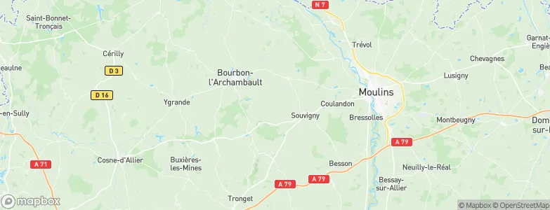 Autry-Issards, France Map
