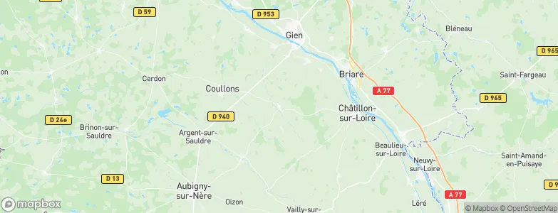 Autry-le-Châtel, France Map