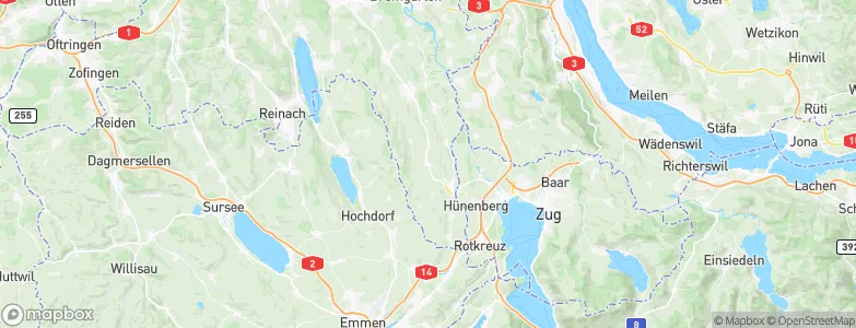 Auw, Switzerland Map