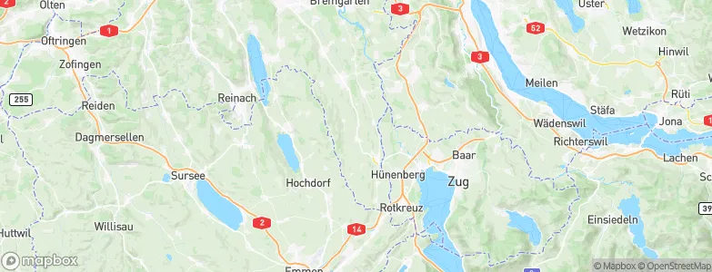 Auw, Switzerland Map
