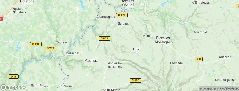 Auzers, France Map