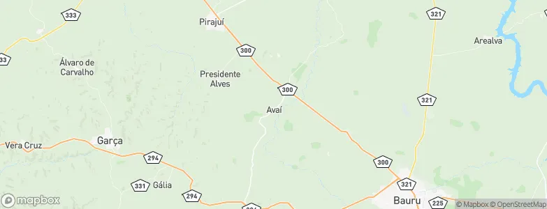 Avaí, Brazil Map