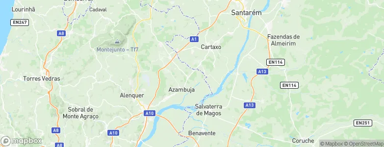 Aveiras de Baixo, Portugal Map