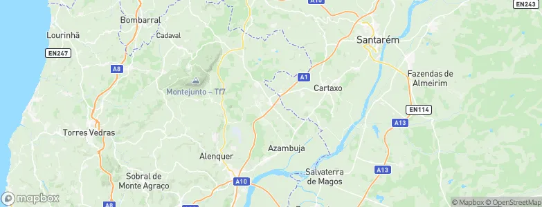 Aveiras de Cima, Portugal Map