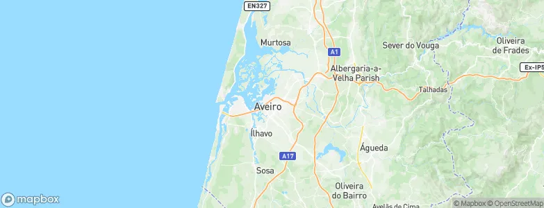 Aveiro, Portugal Map