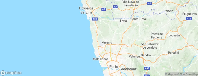 Aveleda, Portugal Map