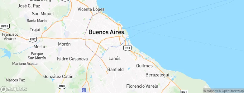 Avellaneda, Argentina Map