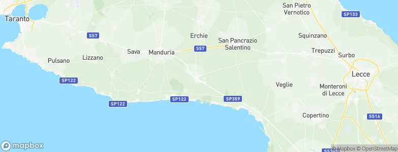 Avetrana, Italy Map