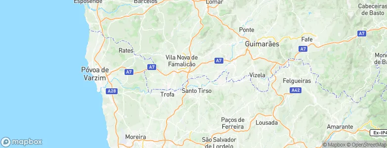 Avidos, Portugal Map