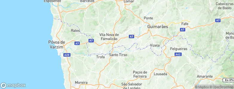Avidos, Portugal Map