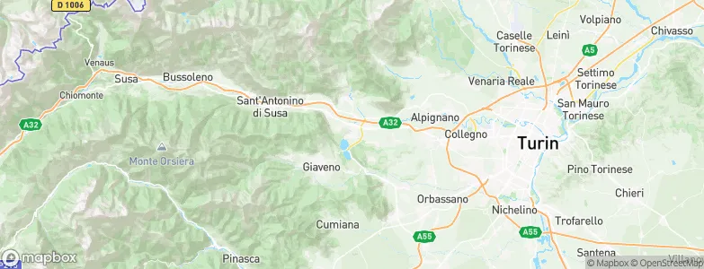 Avigliana, Italy Map