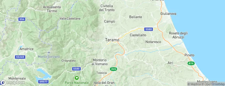 Avilla, Italy Map