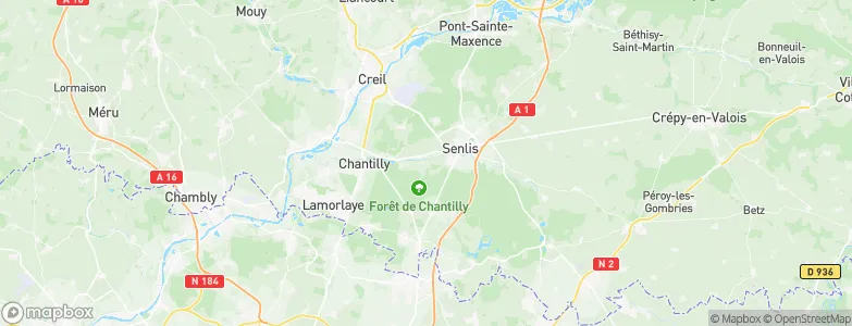 Avilly-Saint-Léonard, France Map