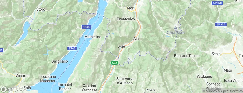 Avio, Italy Map