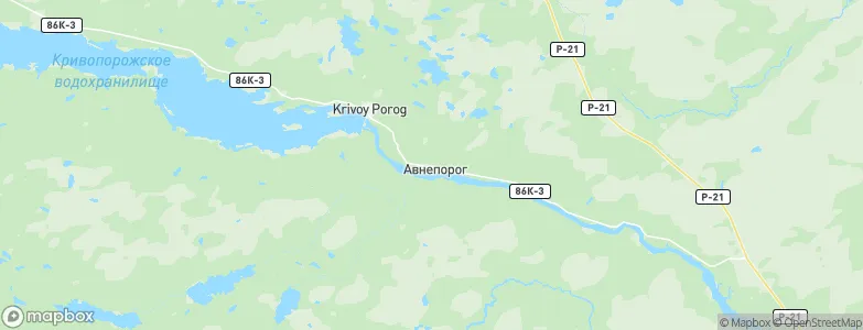 Avneporog, Russia Map