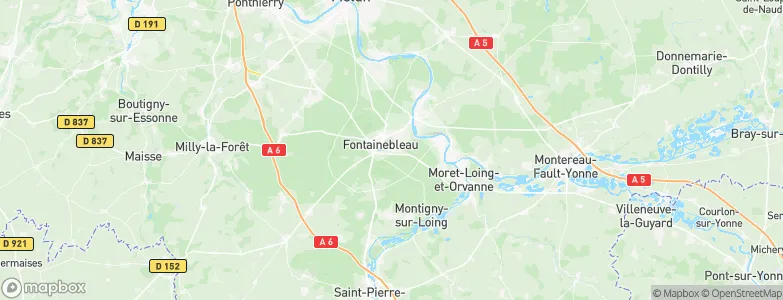 Avon, France Map