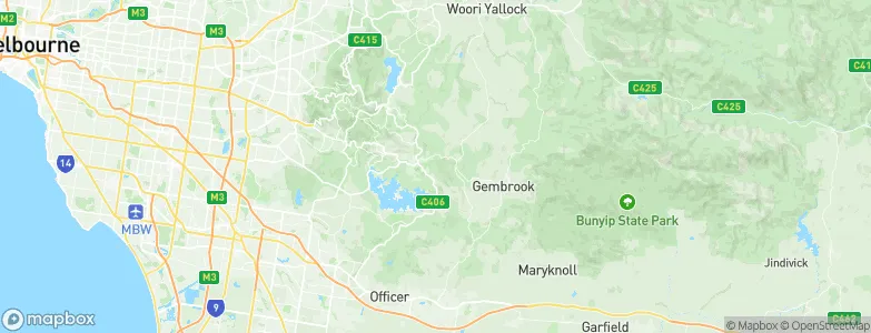 Avonsleigh, Australia Map