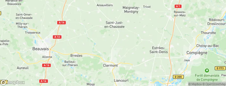 Avrechy, France Map