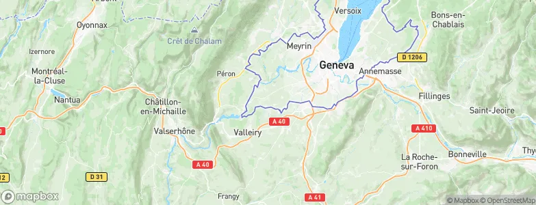 Avusy, Switzerland Map