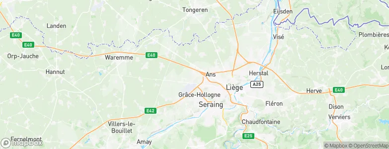 Awans, Belgium Map