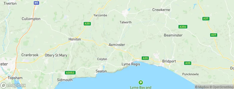 Axminster, United Kingdom Map