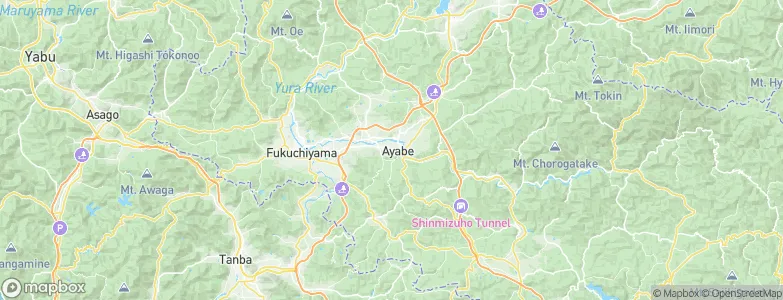 Ayabe, Japan Map