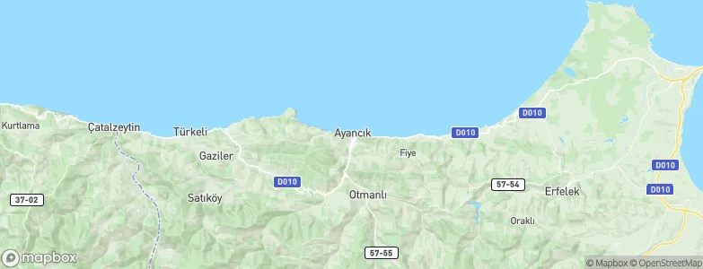 Ayancık, Turkey Map
