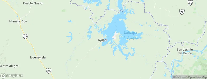 Ayapel, Colombia Map