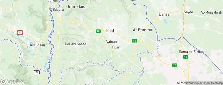 Aydūn, Jordan Map