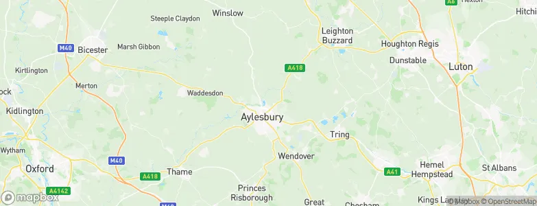 Aylesbury Vale, United Kingdom Map
