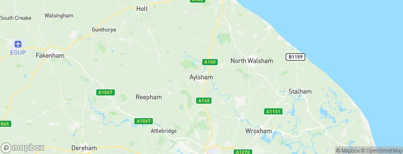 Aylsham, United Kingdom Map