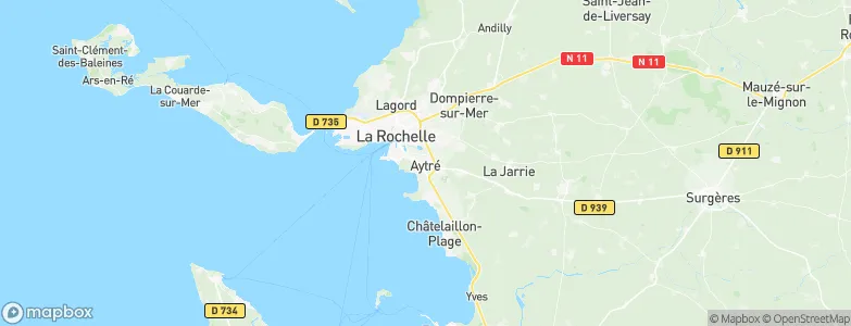 Aytré, France Map