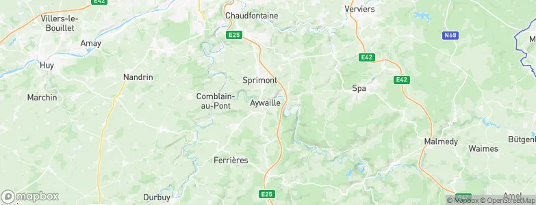 Aywaille, Belgium Map
