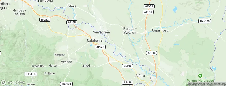Azagra, Spain Map