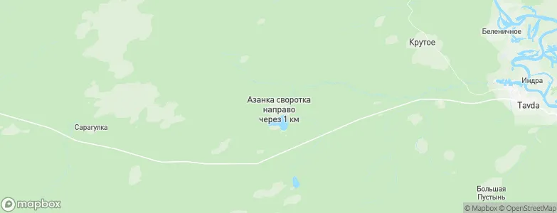 Azanka, Russia Map