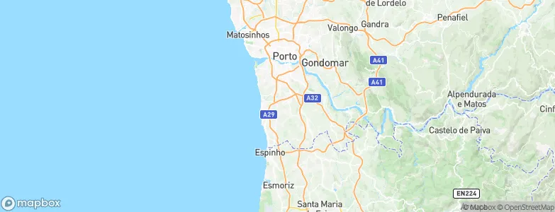 Azenha, Portugal Map
