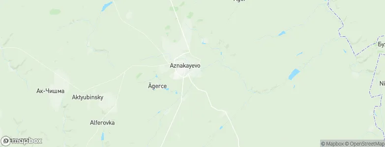 Aznakayevo, Russia Map