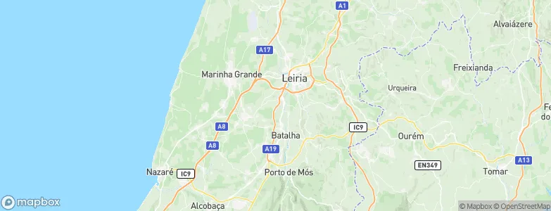 Azoia, Portugal Map