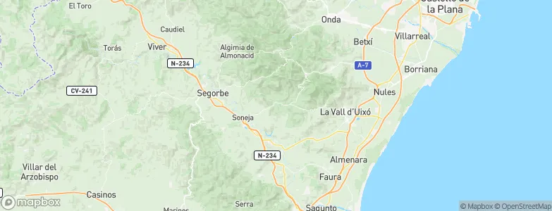 Azuébar, Spain Map